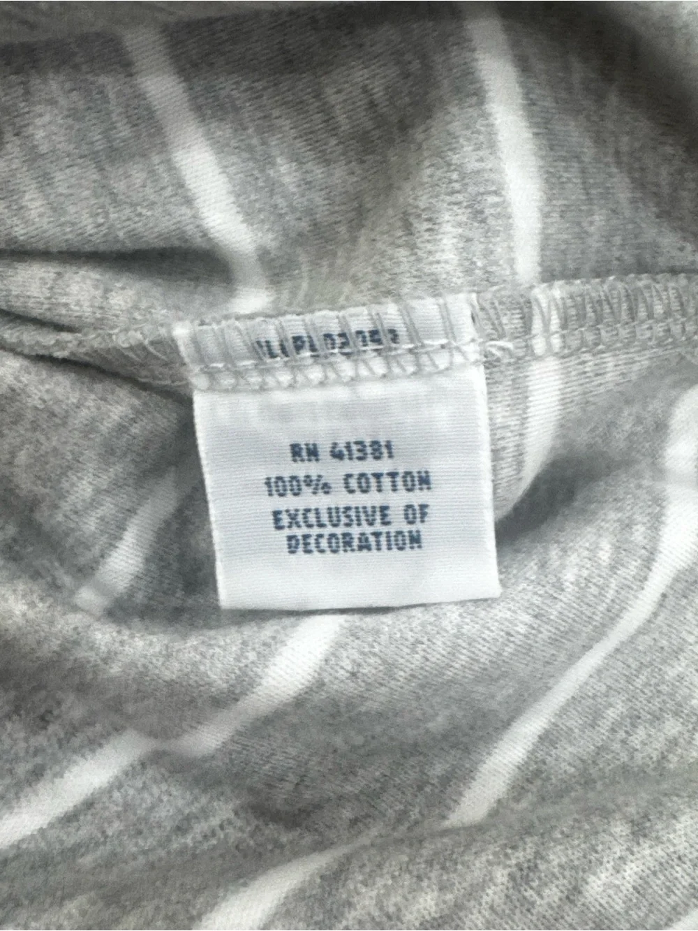 Polo Ralph Lauren Pima Soft Touch Gray White Striped Polo Shirt Men’s Large